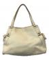 Salvatore Ferragamo (サルヴァトーレ フェラガモ) ガンチーニレザーハンドバッグ FJ-21 B700 アイボリー：12000円