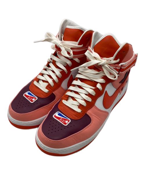 NIKE（ナイキ）NIKE (ナイキ) AIR FORCE 1 HIGH/RT エアフォース1 ハイ／アールティー AQ3366-601 オレンジ×ピンク サイズ:28cmの古着・服飾アイテム