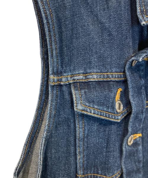 soduk（スドーク）soduk (スドーク) デニムベスト インディゴ サイズ:FREEの古着・服飾アイテム