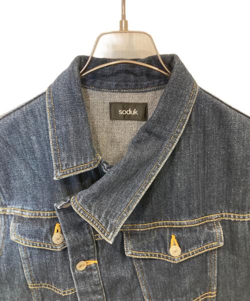 soduk（スドーク）soduk (スドーク) デニムベスト インディゴ サイズ:FREEの古着・服飾アイテム