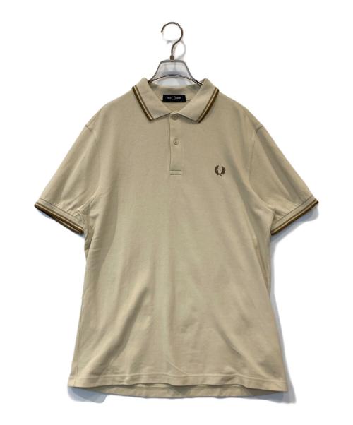 FRED PERRY（フレッドペリー）FRED PERRY (フレッドペリー) ティップラインポロ M3600 ベージュ サイズ:Lの古着・服飾アイテム