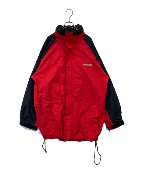 Timberland（ティンバーランド）Timberland (ティンバーランド) マウンテンパーカー 1998/1403 ブラック×レッド サイズ:Mの古着・服飾アイテム