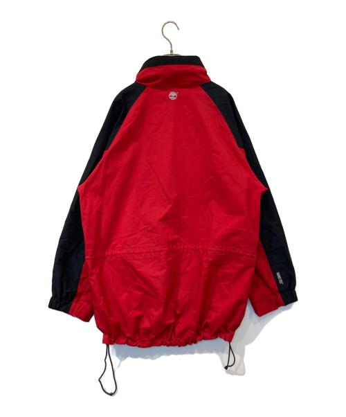 Timberland（ティンバーランド）Timberland (ティンバーランド) マウンテンパーカー 1998/1403 ブラック×レッド サイズ:Mの古着・服飾アイテム