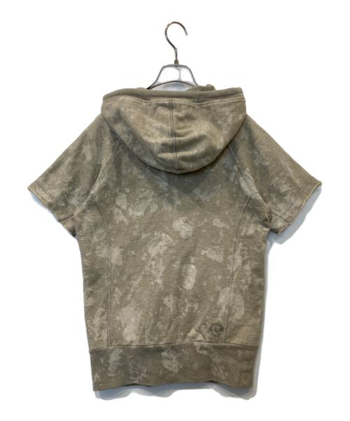 DOLCE & GABBANA（ドルチェ＆ガッバーナ）DOLCE & GABBANA (ドルチェ＆ガッバーナ) 半袖ジップパーカー ブラウン サイズ:44の古着・服飾アイテム