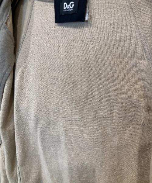 DOLCE & GABBANA（ドルチェ＆ガッバーナ）DOLCE & GABBANA (ドルチェ＆ガッバーナ) 半袖ジップパーカー ブラウン サイズ:44の古着・服飾アイテム