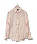 POLO RALPH LAURENポロ・ラルフローレン）の古着「リネンシャツ」｜ピンク