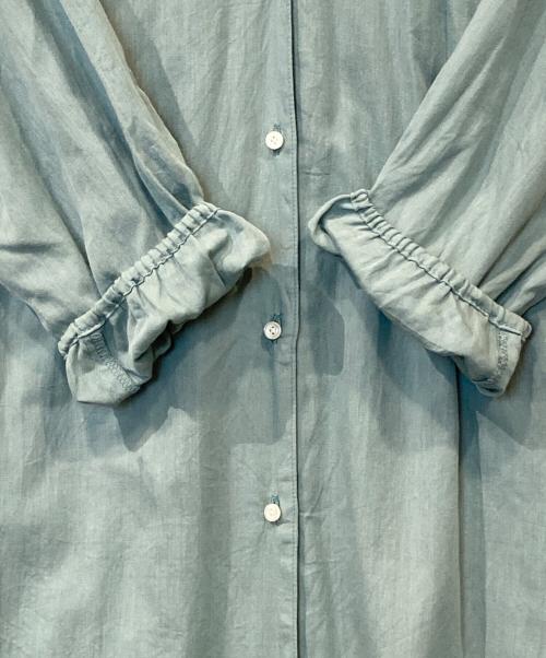 MUSUBI（ムスビ）MUSUBI (ムスビ) コットンシャツワンピース グリーン サイズ:FREEの古着・服飾アイテム