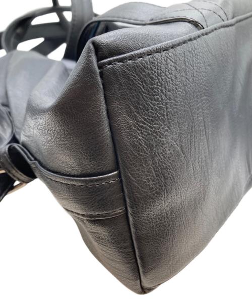 MUCENT（ムセント）MUCENT (ムセント) PRIME WRINKLE LEATHER TOTE BAG（ プライムリンクルレザートートバッグ） ブラックの古着・服飾アイテム