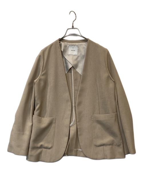 Spick and Span（スピック＆スパン）Spick and Span (スピック＆スパン) リネンライクカラーレスジャケット ベージュ サイズ:38の古着・服飾アイテム