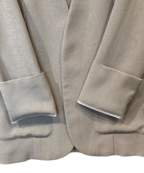 Spick and Span（スピック＆スパン）Spick and Span (スピック＆スパン) リネンライクカラーレスジャケット ベージュ サイズ:38の古着・服飾アイテム
