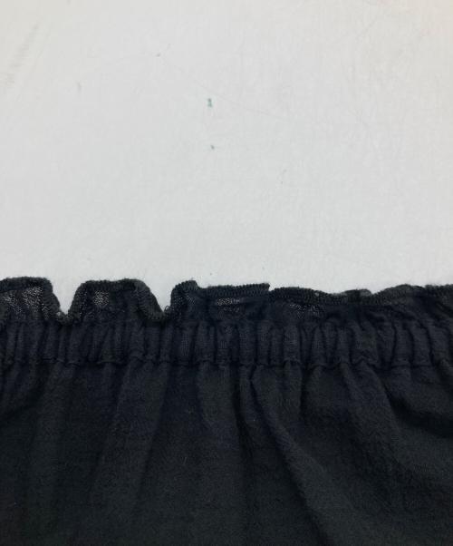 YANUK（ヤヌーク）YANUK (ヤヌーク) Gathered Blouse ギャザード・ブラウス 57152407 ブラック サイズ:FREEの古着・服飾アイテム