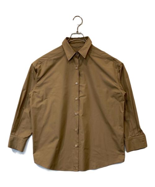 DEUXIEME CLASSE（ドゥーズィエム クラス）Deuxieme Classe (ドゥーズィエム クラス) オーバーサイズカシュシャツ ブラウン サイズ:Freeの古着・服飾アイテム