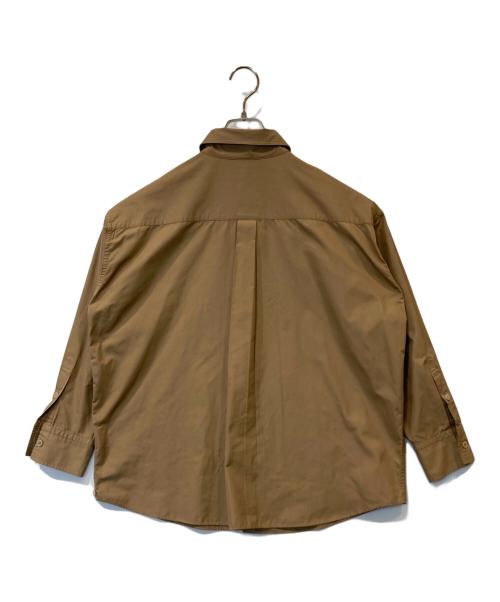 DEUXIEME CLASSE（ドゥーズィエム クラス）Deuxieme Classe (ドゥーズィエム クラス) オーバーサイズカシュシャツ ブラウン サイズ:Freeの古着・服飾アイテム