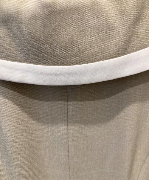 Snidel（スナイデル）Snidel (スナイデル) サイドプリーツツイードワンピース　SWFO244099 ベージュの古着・服飾アイテム