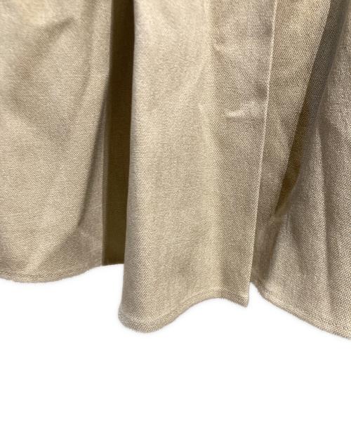 Snidel（スナイデル）Snidel (スナイデル) サイドプリーツツイードワンピース　SWFO244099 ベージュの古着・服飾アイテム