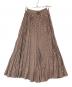 Snidel（スナイデル）の古着「プリーツフレアスカート　SWFS252184」｜ブラウン