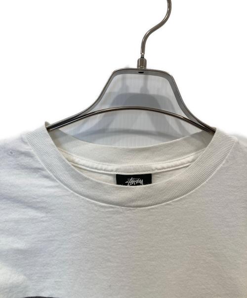 stussy（ステューシー）stussy (ステューシー) ロングカットソー ホワイト サイズ:Mの古着・服飾アイテム