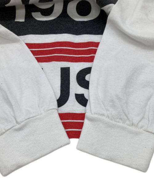 stussy（ステューシー）stussy (ステューシー) ロングカットソー ホワイト サイズ:Mの古着・服飾アイテム