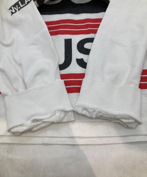 stussy（ステューシー）stussy (ステューシー) ロングカットソー ホワイト サイズ:Mの古着・服飾アイテム