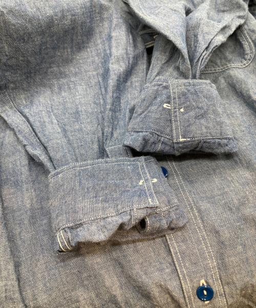 BUZZ RICKSON'S（バズリクソンズ）Buzz Rickson's (バズリクソンズ) BLUE CHAMBRAY WORK SHIRT ブルー・シャンブレー・ワーク・シャツ BR25995 ブルー サイズ:17-171/2 (XL)の古着・服飾アイテム