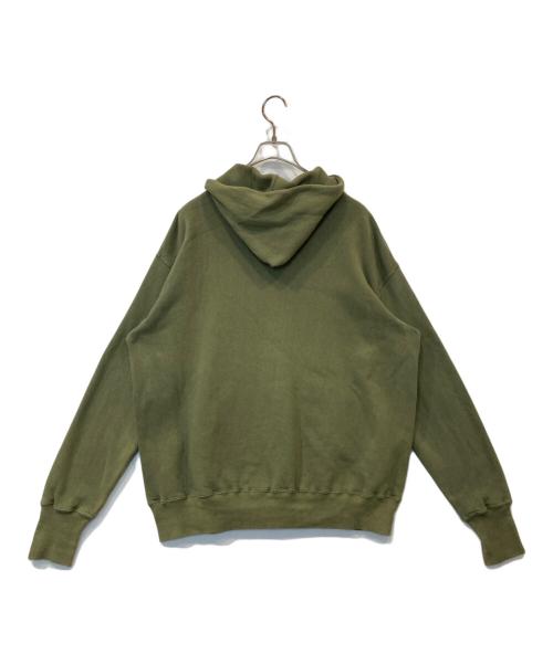 WAREHOUSE（ウエアハウス）WAREHOUSE (ウエアハウス) Lot 450 2本針フード 450 カーキ サイズ:44の古着・服飾アイテム