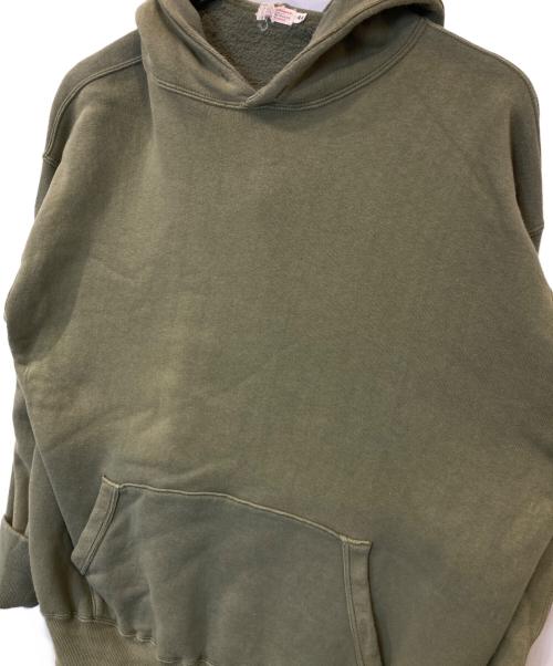 WAREHOUSE（ウエアハウス）WAREHOUSE (ウエアハウス) Lot 450 2本針フード 450 カーキ サイズ:44の古着・服飾アイテム