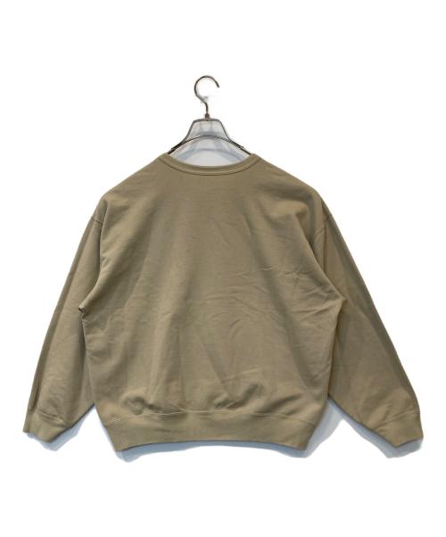 AURALEE（オーラリー）AURALEE (オーラリー) SUPER SOFT SWEAT BIG P/O（スーパー ソフト スウェット ビッグ ピーオー）A9SP05GU ベージュの古着・服飾アイテム