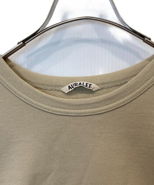 AURALEE（オーラリー）AURALEE (オーラリー) SUPER SOFT SWEAT BIG P/O（スーパー ソフト スウェット ビッグ ピーオー）A9SP05GU ベージュの古着・服飾アイテム