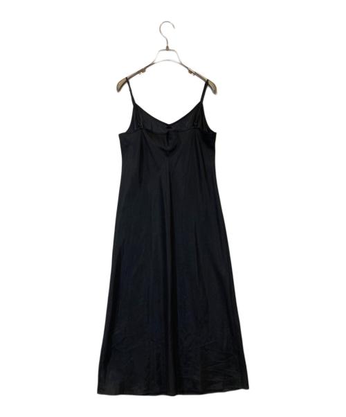 GRACE CONTINENTAL（グレースコンチネンタル）GRACE CONTINENTAL (グレースコンチネンタル) フラワーライン刺繍ワンピース　19431232-0 ブラック サイズ:38の古着・服飾アイテム