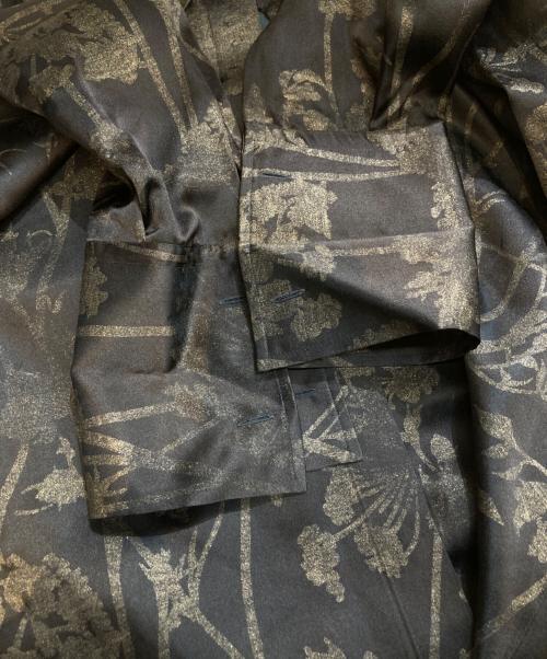 ETRO（エトロ）ETRO (エトロ) シルク混ラメシャツ ブラック サイズ:44の古着・服飾アイテム