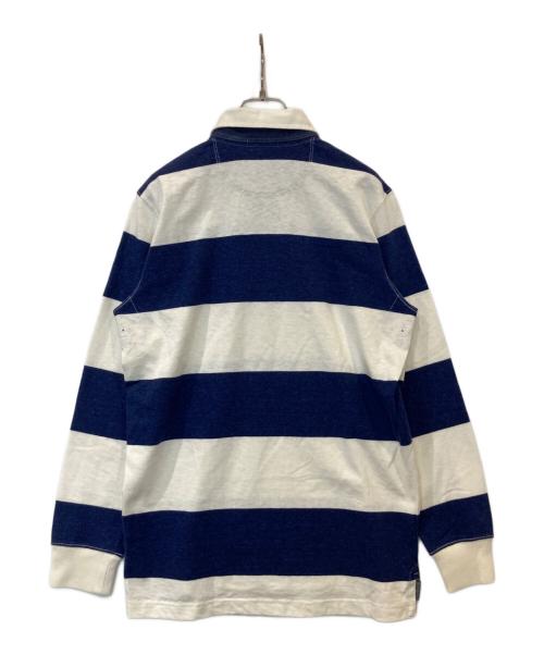 BROOKS BROTHERS（ブルックスブラザーズ）BROOKS BROTHERS (ブルックスブラザーズ) ラガーシャツ ホワイト×ネイビー サイズ:Sの古着・服飾アイテム