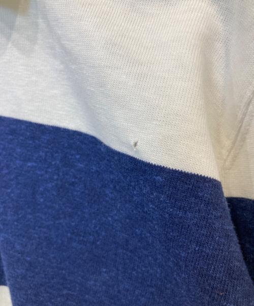 BROOKS BROTHERS（ブルックスブラザーズ）BROOKS BROTHERS (ブルックスブラザーズ) ラガーシャツ ホワイト×ネイビー サイズ:Sの古着・服飾アイテム