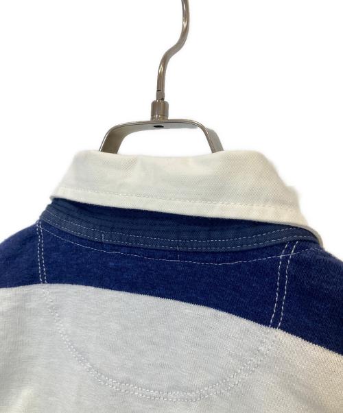 BROOKS BROTHERS（ブルックスブラザーズ）BROOKS BROTHERS (ブルックスブラザーズ) ラガーシャツ ホワイト×ネイビー サイズ:Sの古着・服飾アイテム