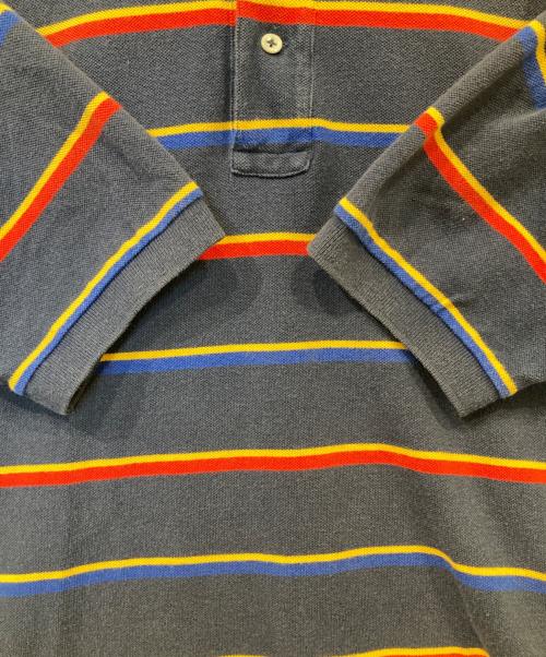 POLO by  RALPH LAUREN（ポロ バイ ラルフローレン）POLO by  RALPH LAUREN (ポロ バイ ラルフローレン) ボーダーポロシャツ ネイビー サイズ:Mの古着・服飾アイテム