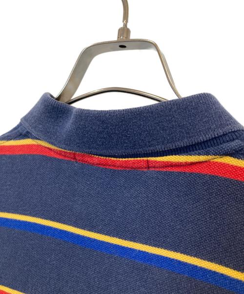 POLO by  RALPH LAUREN（ポロ バイ ラルフローレン）POLO by  RALPH LAUREN (ポロ バイ ラルフローレン) ボーダーポロシャツ ネイビー サイズ:Mの古着・服飾アイテム