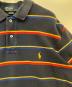 中古・古着 POLO by  RALPH LAUREN (ポロ バイ ラルフローレン) ボーダーポロシャツ ネイビー サイズ:M：6000円
