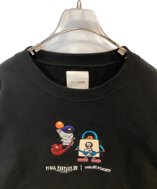 VAULTROOM（ボルトルーム）VAULTROOM (ボルトルーム) FINAL FANTASY (ファイナルファンタジー) DELIVERY MOOGLE CREWNECK（デリバリーモーグルクルーネック） ブラック サイズ:XL 未使用品の古着・服飾アイテム