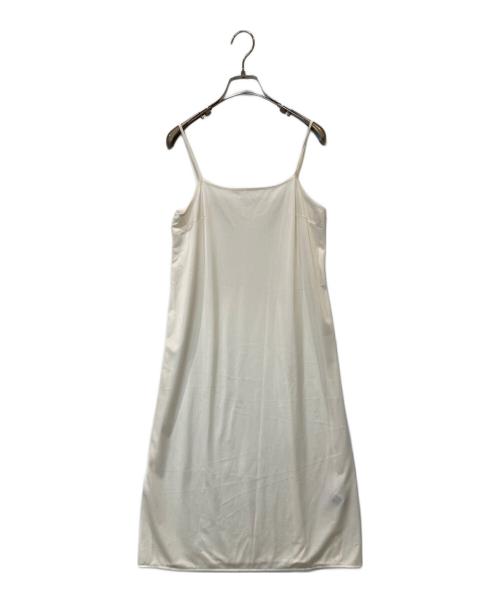 UNTITLED（アンタイトル）UNTITLED (アンタイトル) シャーリングワンピース ホワイト サイズ:1の古着・服飾アイテム