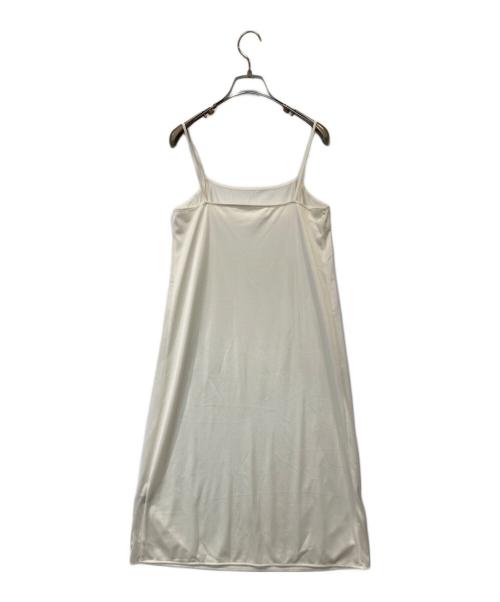 UNTITLED（アンタイトル）UNTITLED (アンタイトル) シャーリングワンピース ホワイト サイズ:1の古着・服飾アイテム