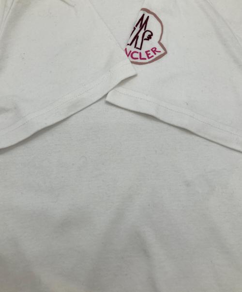 MONCLER（モンクレール）MONCLER (モンクレール) ラバーロゴプリントTシャツ　H10938C00011 809CR ホワイト サイズ:Sの古着・服飾アイテム