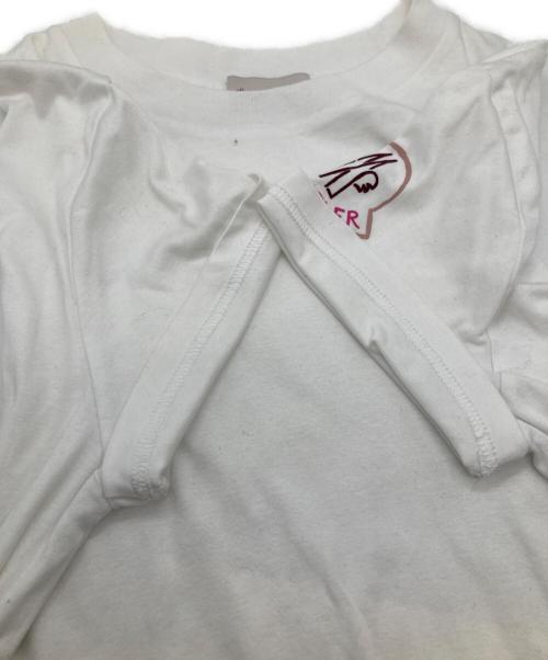 MONCLER（モンクレール）MONCLER (モンクレール) ラバーロゴプリントTシャツ　H10938C00011 809CR ホワイト サイズ:Sの古着・服飾アイテム