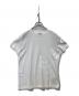 MONCLER（モンクレール）の古着「ラバーロゴプリントTシャツ　H10938C00011 809CR」｜ホワイト