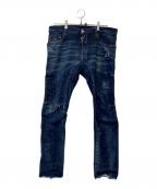 DSQUARED2ディースクエアード）の古着「Tidy Biker jean　S71LB1009 S30664」｜インディゴ