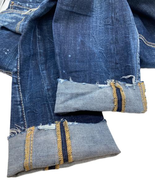 DSQUARED2（ディースクエアード）DSQUARED2 (ディースクエアード) Tidy Biker jean　S71LB1009 S30664 インディゴ サイズ:50の古着・服飾アイテム