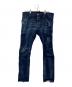 DSQUARED2（ディースクエアード）の古着「Tidy Biker jean　S71LB1009 S30664」｜インディゴ