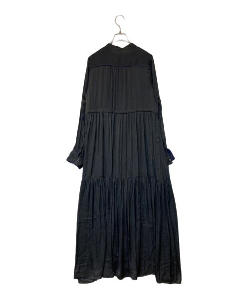 SHIPS（シップス）SHIPS (シップス) 配色パイピングティアードワンピース　314-55-0654 ブラック サイズ:M 未使用品の古着・服飾アイテム