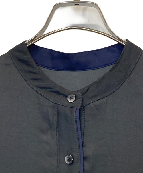 SHIPS（シップス）SHIPS (シップス) 配色パイピングティアードワンピース　314-55-0654 ブラック サイズ:M 未使用品の古着・服飾アイテム