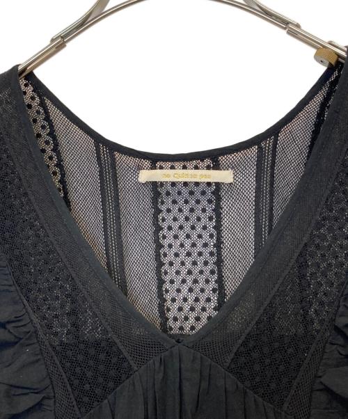ne quittez pas（ヌキテパ）ne quittez pas (ヌキテパ) ティアードワンピース　010591587 ブラック サイズ:Freeの古着・服飾アイテム