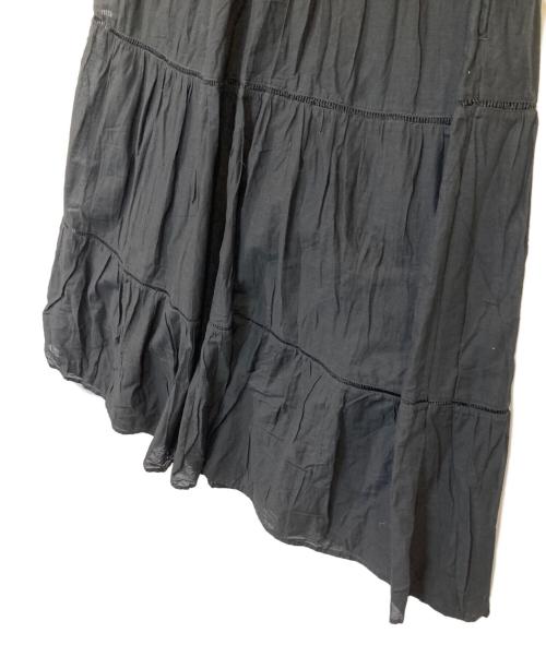 ne quittez pas（ヌキテパ）ne quittez pas (ヌキテパ) ティアードワンピース　010591587 ブラック サイズ:Freeの古着・服飾アイテム