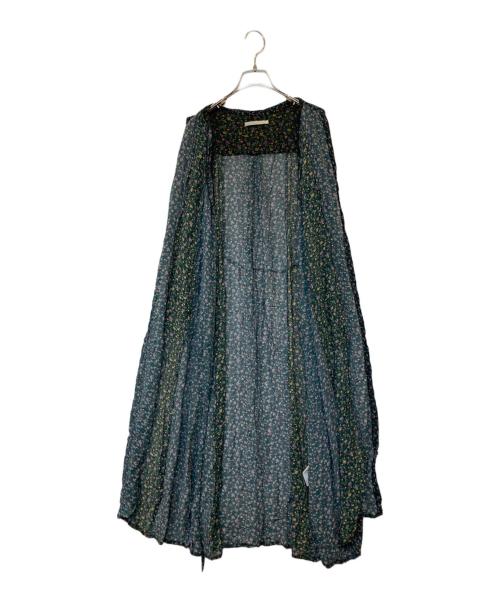 ne quittez pas（ヌキテパ）ne quittez pas (ヌキテパ) レーヨン花柄ワンピース　010402072NU グリーン サイズ:不明の古着・服飾アイテム